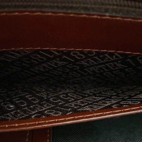 Petek 1855 Vintage Brown Leather Travel Organizer Bag - Picture 7 of 16